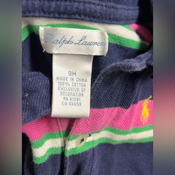 Polo Ralph Lauren Baby Boys Long Sleeve Coverall 9M - Picture 2 of 5